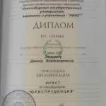 Диплом Зезюлин Д.В. - Зезюлин Денис Владимирович
