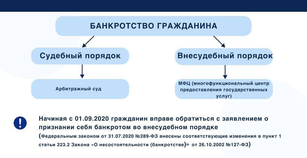 Способы признать гражданина банкротом
