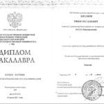Диплом Хисамов Т. Р. - Хисамов Тимур Рустемович