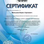 Сертификат (02.02.2022) - Малышев Борис Сергеевич