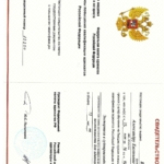 Свидетельство, Федеральная палата адвокатов РФ, 2016 год - Вихарев Александр Евгеньевич