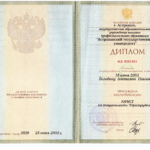 Диплом Володин А.П. - Володин Анатолий Павлович