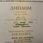 Диплом - Татарчук Злата Юрьевна