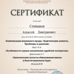 Сертификат 2 - Степанов Алексей Дмитриевич