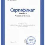 Сертификат 3 - Андреев Станислав Анатольевич