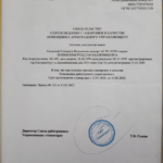 Свидетельство о прохождении практики - Силкина Елизавета Вадимовна