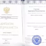 Диплом - Блинкова Анастасия Владимировна