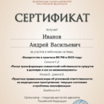 Сертификат 15.11.2023 - Иванов Андрей Васильевич