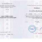 Диплом М Логос - Куницкая Елизавета Владимировна