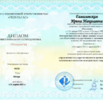 Диплом о пров.переподготовке (закупки) - Гамиловская Ирина Николаевна