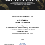 Сертификат 7 - Скрипкина Елена Петровна