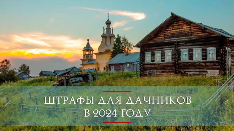 Юрист Ходунов Александр Сергеевич объясняет: Штрафы для дачников в 2024 году