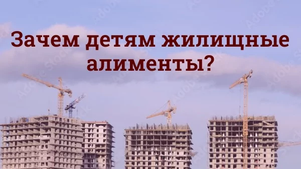 Юрист Мальцев Константин Александрович объясняет: Жилищные алименты
