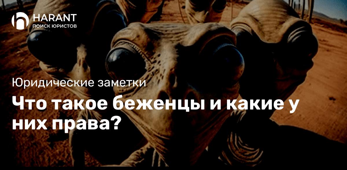 Что такое беженцы и какие у них права?