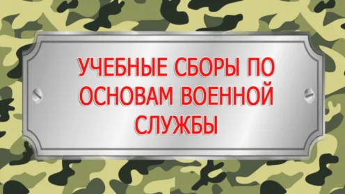 Учебные/военные сборы школьников