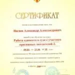 Сертификат присяжные - Нагаев Александр Александрович