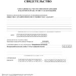 Свидетельство ИНН ООО “Адамант” - Чернов Анатолий Александрович