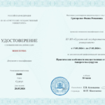 Повышение квалификации "Практические особенности имущественных отношений и банкротства супругов" - Григоренко Фаина Романовна