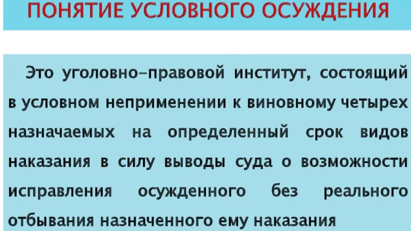 Адвокат Боцман Андрей Николаевич объясняет: Особенности назначения условного срока лицам, совершившим преступление впервые