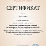 Сертификат 11 - Русакович Евгений Викторович