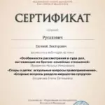 Сертификат 11 - Русакович Евгений Викторович