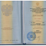 Диплом: Челябинский государственный университет, 2012 — Соколов В.В.