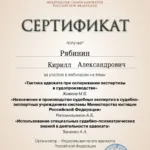 Сертификат 3 - Рябинин Кирилл Александрович