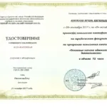 Удостоверение о повышении квалификации - Киселёв Игорь Евгеньевич