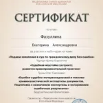 Сертификат 2 - Фазуллина Екатерина Александровна