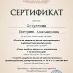 Сертификат 3 - Фазуллина Екатерина Александровна