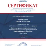 Сертификат 14 - Скрипкина Елена Петровна
