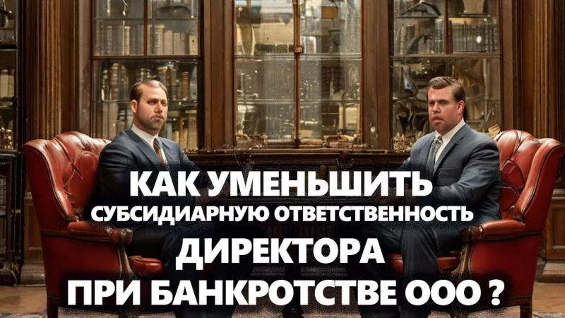 Адвокат Усов Игорь Александрович объясняет: Как уменьшить размер субсидиарки директора при банкротстве ООО
