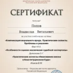 Сертификат 08.06.2023 - Попов Владислав Витальевич