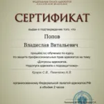 Сертификат 21.03.2023 - Попов Владислав Витальевич