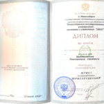 Копия диплома представителя - Шумляковский Константин Сергеевич