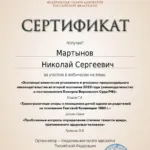 Сертификат 5 - Мартынов Николай Сергеевич