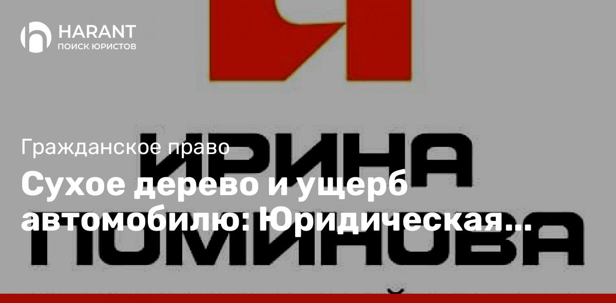 Сухое дерево и ущерб автомобилю: Юридическая практика в действии