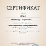 Сертификат 3 - Драп Александр Сергеевич