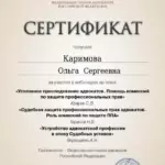 Сертфикат 01.08.2023 - Каримова Ольга Сергеевна