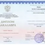 Диплом бакалавра - Лапин Антон Александрович