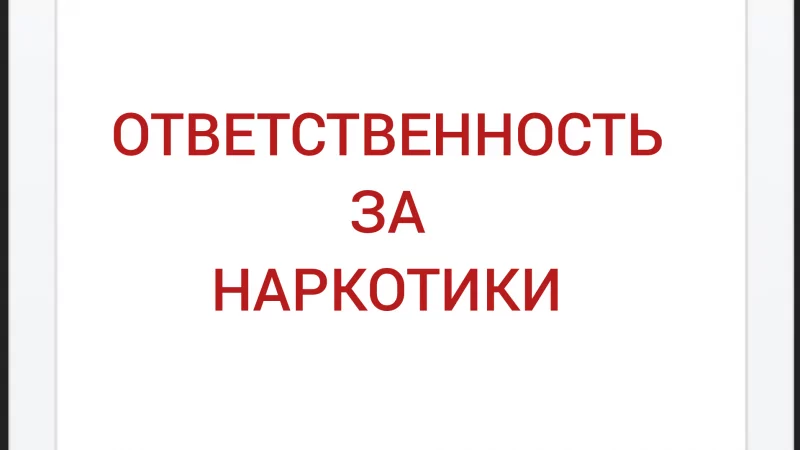 Адвокат Хачкинаян Саркис Кеворкович объясняет: Ответственность за наркотики