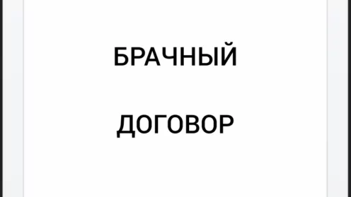 Брачный договор и пример из судебной практики