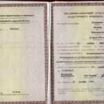 Квалификационный аттестат - Бондаренко Максим Викторович