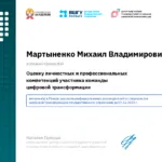 Диплом кадровый резерв - Мартыненко Михаил Владимирович