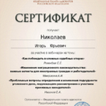 Сертификат 6 - Николаев Игорь Юрьевич