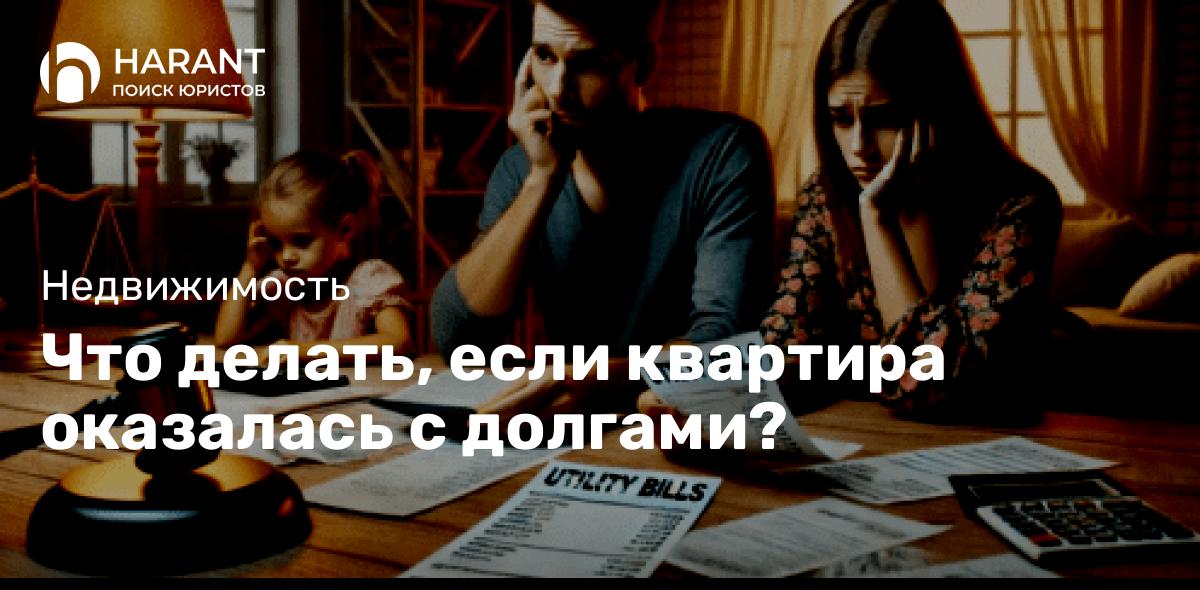 Что делать, если квартира оказалась с долгами?