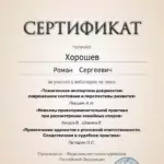 Сертификат 2 - Хорошев Роман Сергеевич