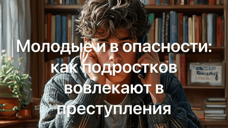 Адвокат Чекстер Артем Викторович объясняет: Молодые и в опасности: как подростков вовлекают в преступления