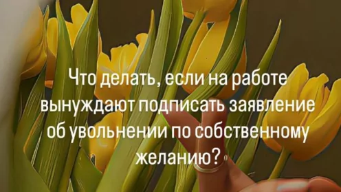 Если вынуждают написать заявление по собственному желанию, что делать?