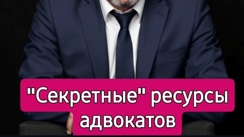 Адвокат Саркисян Армен Саркисович объясняет: Секретные ресурсы адвокатов